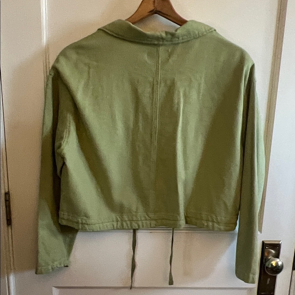 Olive Green Women's Jacket - Picture 4 of 6